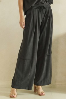 Relaxed Soft Stretch Wide-Leg Flowy Pants style 4