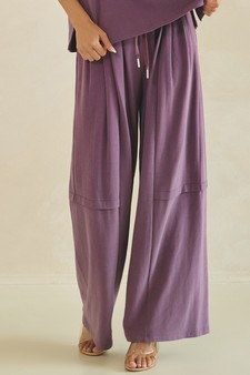 ETA 05/28/26 - Relaxed Soft Stretch Wide-Leg Flowy Pants style 4