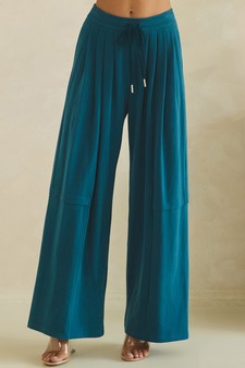 ETA 05/28/26 - Relaxed Soft Stretch Wide-Leg Flowy Pants