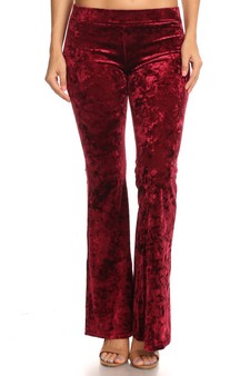 Icy Velvet Flare Pants style 2