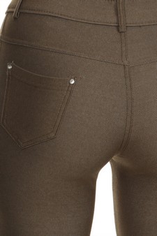 Women's Cotton-Blend 5-Pocket Skinny Jeggings style 5