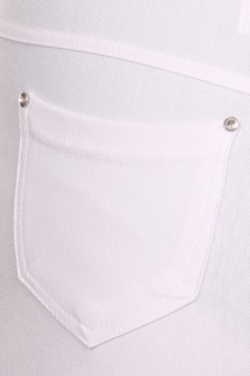 Women's Cotton-Blend 5-Pocket Skinny Jeggings - Plus style 5