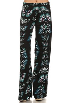 (3pcs Small) Lady's Printed Palazzo Pants style 2