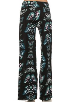 (3pcs Small) Lady's Printed Palazzo Pants style 3