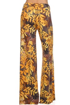 (3pcs Small) Lady's Printed Palazzo Pants style 4