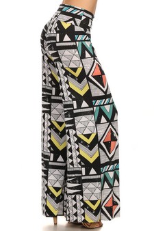 Pastel Geometric, Palazzo Pants style 3