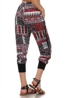 Patchwork Floral printed Joggers style 6