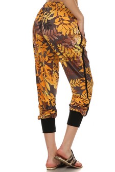 Lady Printed Jogger Pants M:3 L:3 style 2