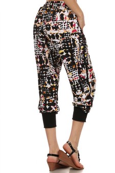 Blk/Wht Geometric print Jogger style 2