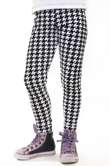 Kid's Velour Printed Leggings style 2