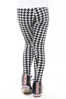 Kid's Velour Printed Leggings style 3