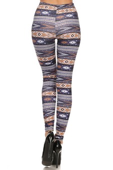 Lady's Velour Printed Leggings style 3