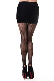 Lady's Fashion Designed Stirrup Fish Net Pantyhose style 3