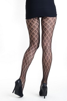 Lady's Baja Pattern Fashion Designed Fishnet Pantyhose style 3