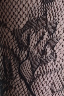 Lady's Roseland Fashion Designed Fishnet Footless Fishnet Tights style 4