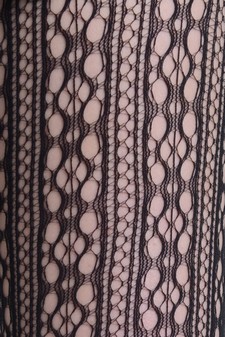 Lady's Alchymist with Stirr-up Fashion Designed Stirr-up Fishnet Footless Tights style 4