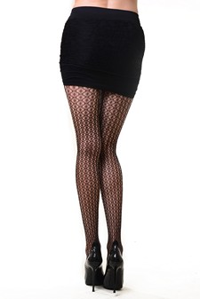 (blister) Lady's Fashion Designed Fish Net Pantyhose style 3