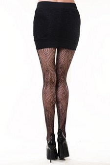 (blister) Lady's Fashion Designed Fish Net Pantyhose style 3