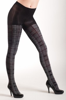 PLAID FASHION TIGHTS style 2