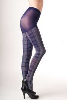 PLAID FASHION TIGHTS style 4