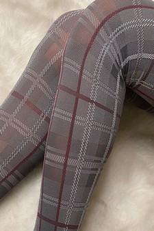 Women's Plaid Fashion Tights style 2