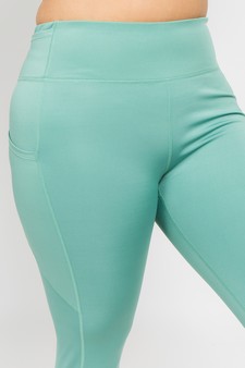 Women's High Waist Tech Pocket Activewear Leggings style 4