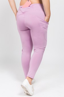 Women's High Waist Tech Pocket Activewear Leggings style 3