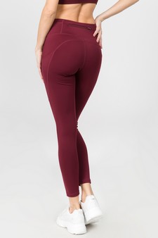 Women's High Waist Tech Pocket Activewear Leggings (Large only) style 3