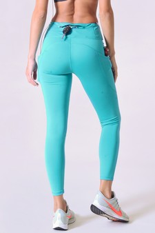 Women's High Waist Tech Pocket Activewear Leggings (Medium only) style 3
