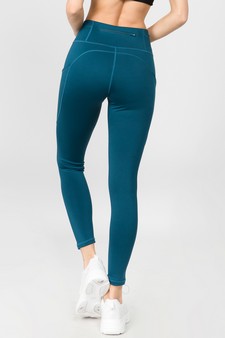 Women's High Waist Tech Pocket Activewear Leggings (Medium only) style 3