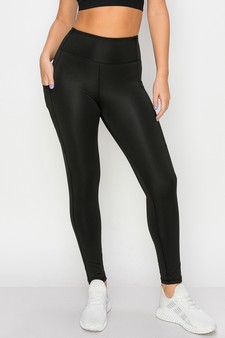 Women's High Waist Tech Pocket Activewear Leggings (Small only) style 2