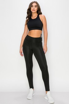 Women's High Waist Tech Pocket Activewear Leggings (Small only) style 4