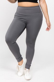 Women's High Waist Tech Pocket Activewear Leggings (XXL only) style 2