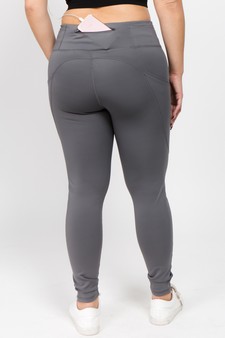 Women's High Waist Tech Pocket Activewear Leggings (XXL only) style 3