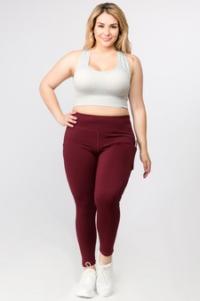 Women's High Waist Tech Pocket Activewear Leggings (XXXL only) style 5