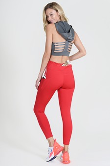 Women's High Waist Tech Pocket Activewear Leggings style 4