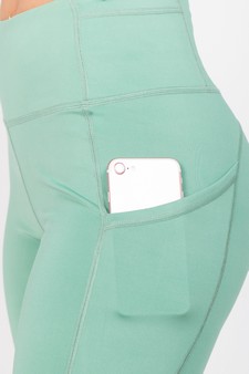 Women's High Waist Tech Pocket Activewear Leggings style 4