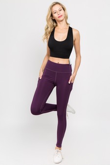 Women's High Waist Tech Pocket Workout Leggings style 4