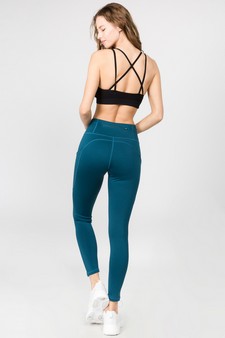 Women's High Waist Tech Pocket Workout Leggings style 4