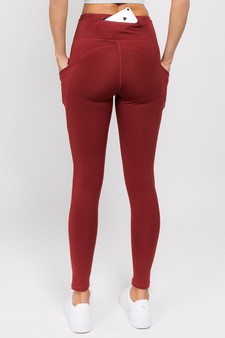 Women's High Waist Tech Pocket Activewear Leggings style 3
