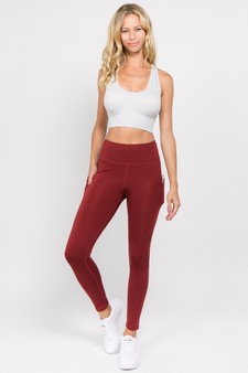 Women's High Waist Tech Pocket Activewear Leggings style 4
