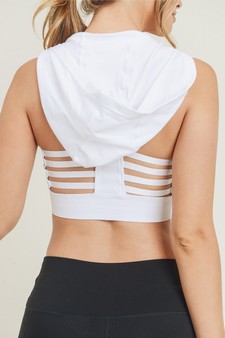 Women’s Seamless Performance Style Sports Bra with Hoodie style 5