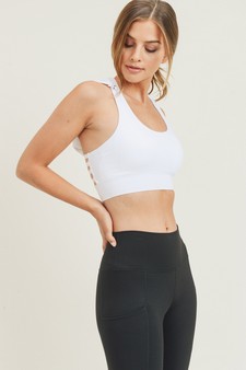 Women’s Seamless Performance Style Sports Bra with Hoodie style 7