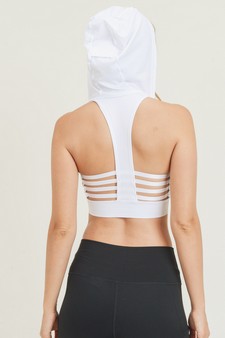 Women’s Seamless Performance Style Sports Bra with Hoodie style 9