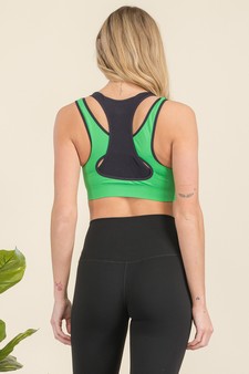 Women’s Seamless Performance Style Double Layer Insert Sports Bra style 3