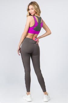 ***NY ONLY-Women’s Seamless Performance Style Double Layer Insert Sports Bra style 5