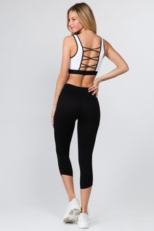 Women’s Loop Back Sports Bra style 5