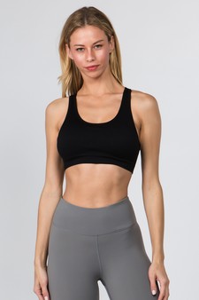 Women's Macrame Cut Out Activewear Sports Bra style 4