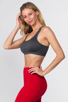 Women's Macrame Cut Out Activewear Sports Bra style 2