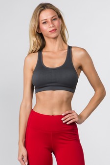 Women's Macrame Cut Out Activewear Sports Bra style 3